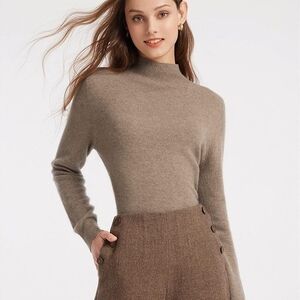 Elegant Tan Women's Sweater